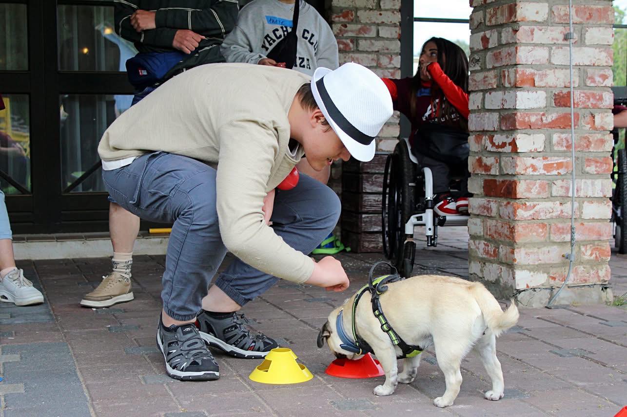 Iepazīšanas kanisterapijas nodarbība