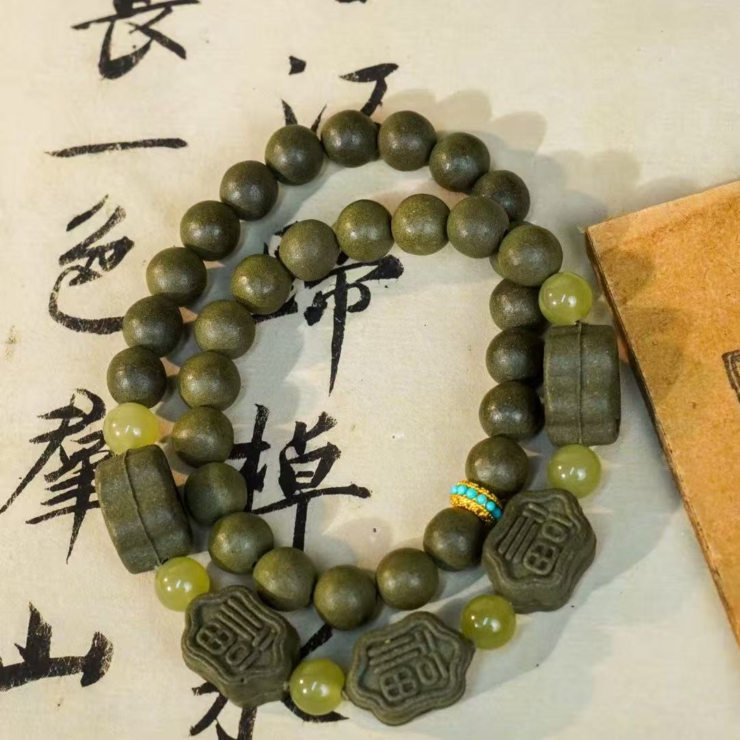 Wooden Bead Blessing Bracelet
