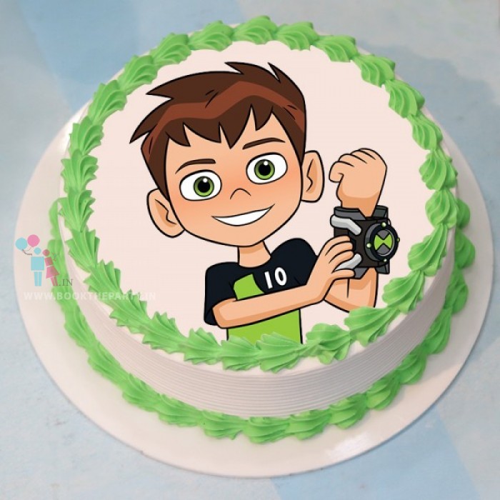 Ben 10 Themed Birthday Cake