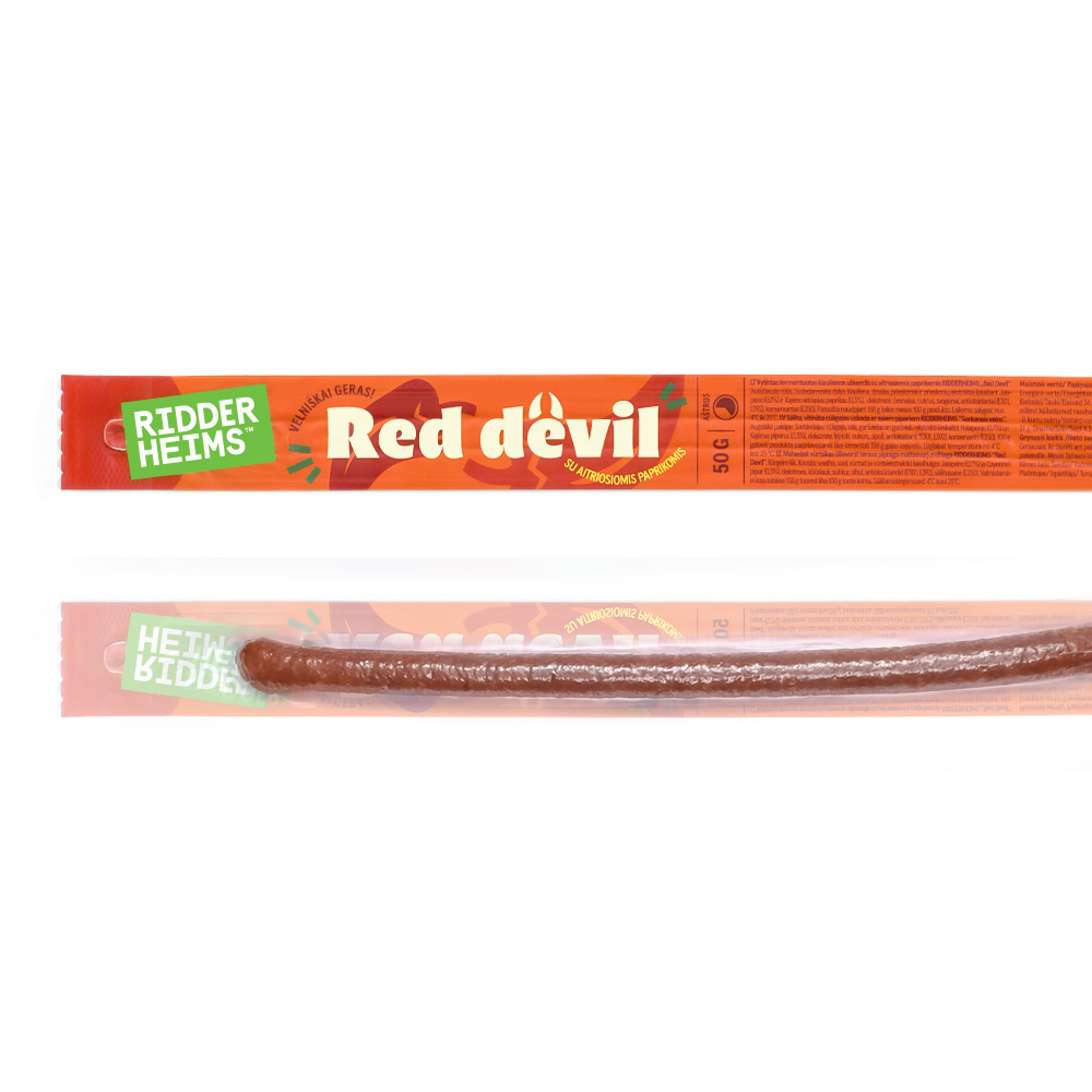 RIDDERHEIMS vytinti fermentuoti kiaulienos užkandžiai