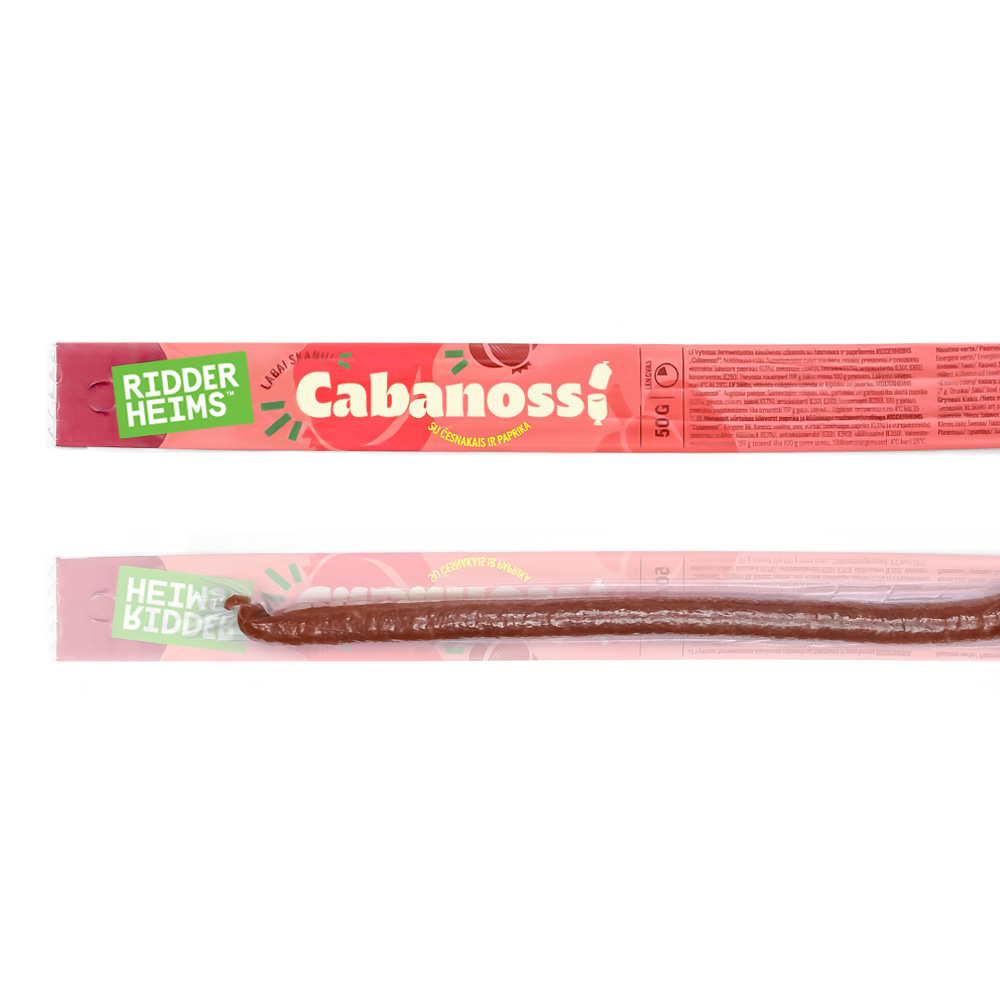 RIDDERHEIMS vytinti fermentuoti kiaulienos užkandžiai