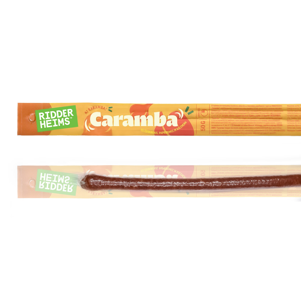 RIDDERHEIMS vytinti fermentuoti kiaulienos užkandžiai