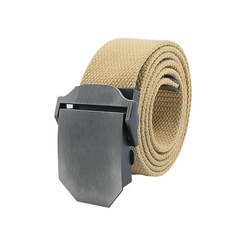 Wholesale 38mm Cotton Webbing High Quality Nylon Polyester Tactical Belt with Alloy Buckle Adjustable Hiking Hunting Outdoor Use