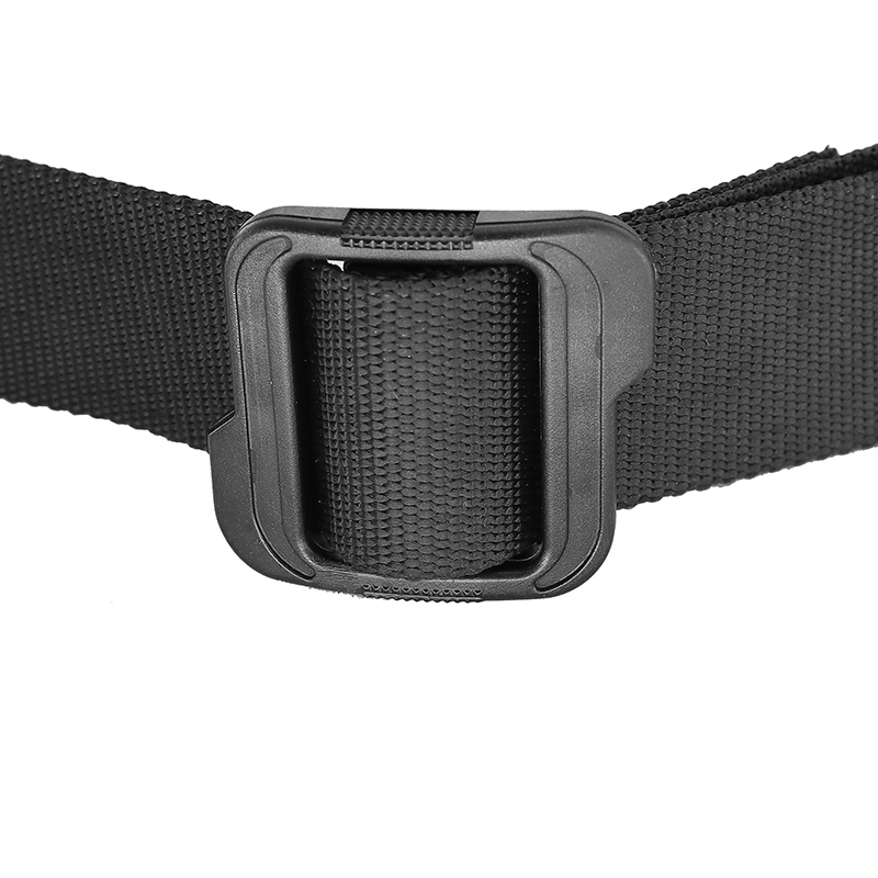 Logo Men's Black Tactical Duty Belt Set Nylon Utility Uniform Personal Utility Product Security Equipment Buckle Included