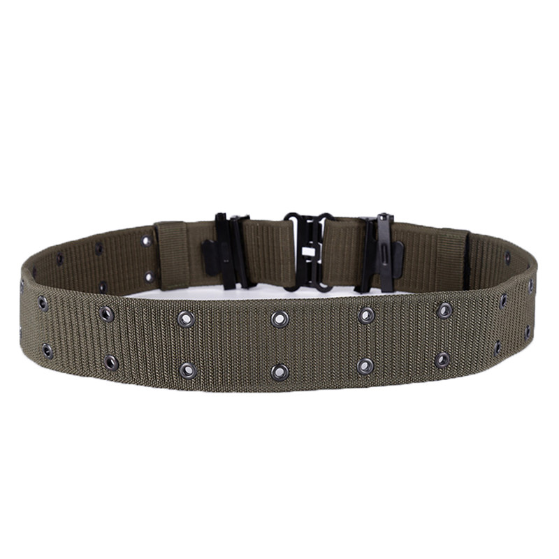 Custom Grey Outdoor PP Webbing Tactical Adjustable Belt with Quick Release Metal Buckle Casual Style for Security Duty Russia