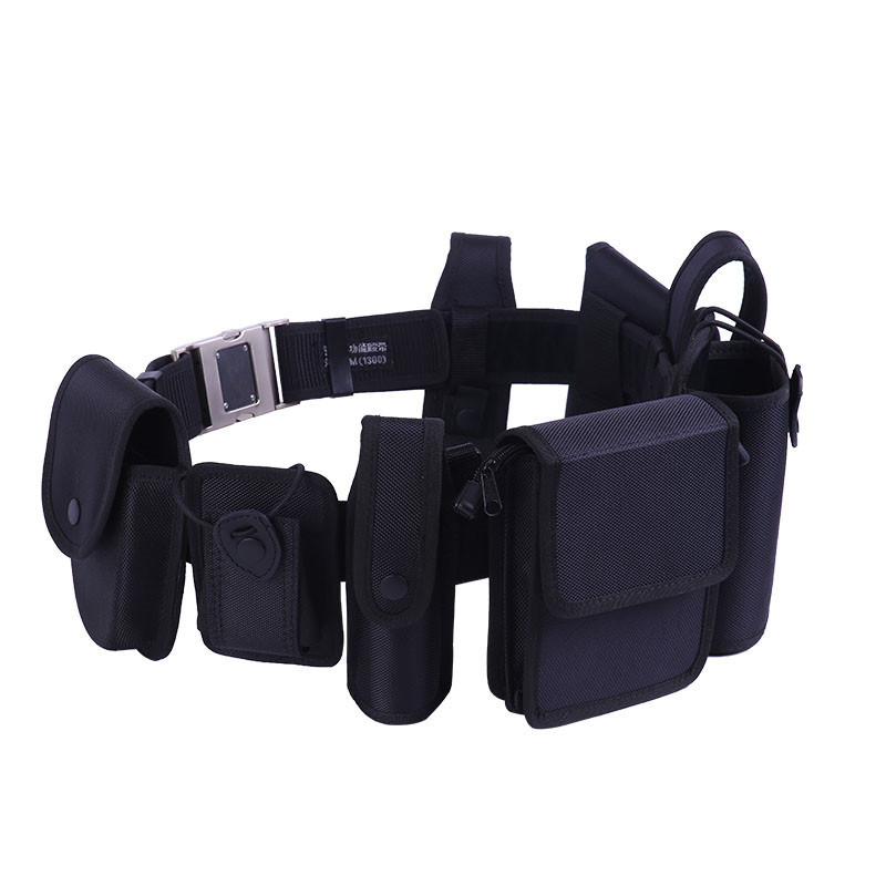Multifunction 1680D Oxford Nylon Heavy Duty Tactical Utility Security Comfort Belt with Tool Pouches