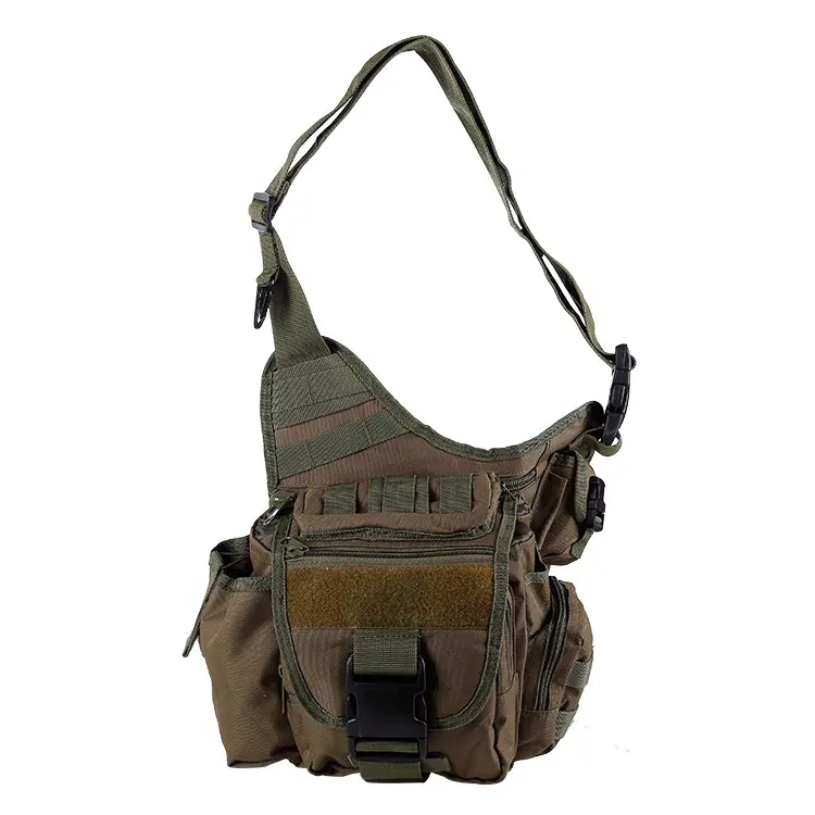 Economical Custom Design Polyester Oxford Cloth Cross Body Bag Tactics Single Shoulder Bag Mens Tactical Bag
