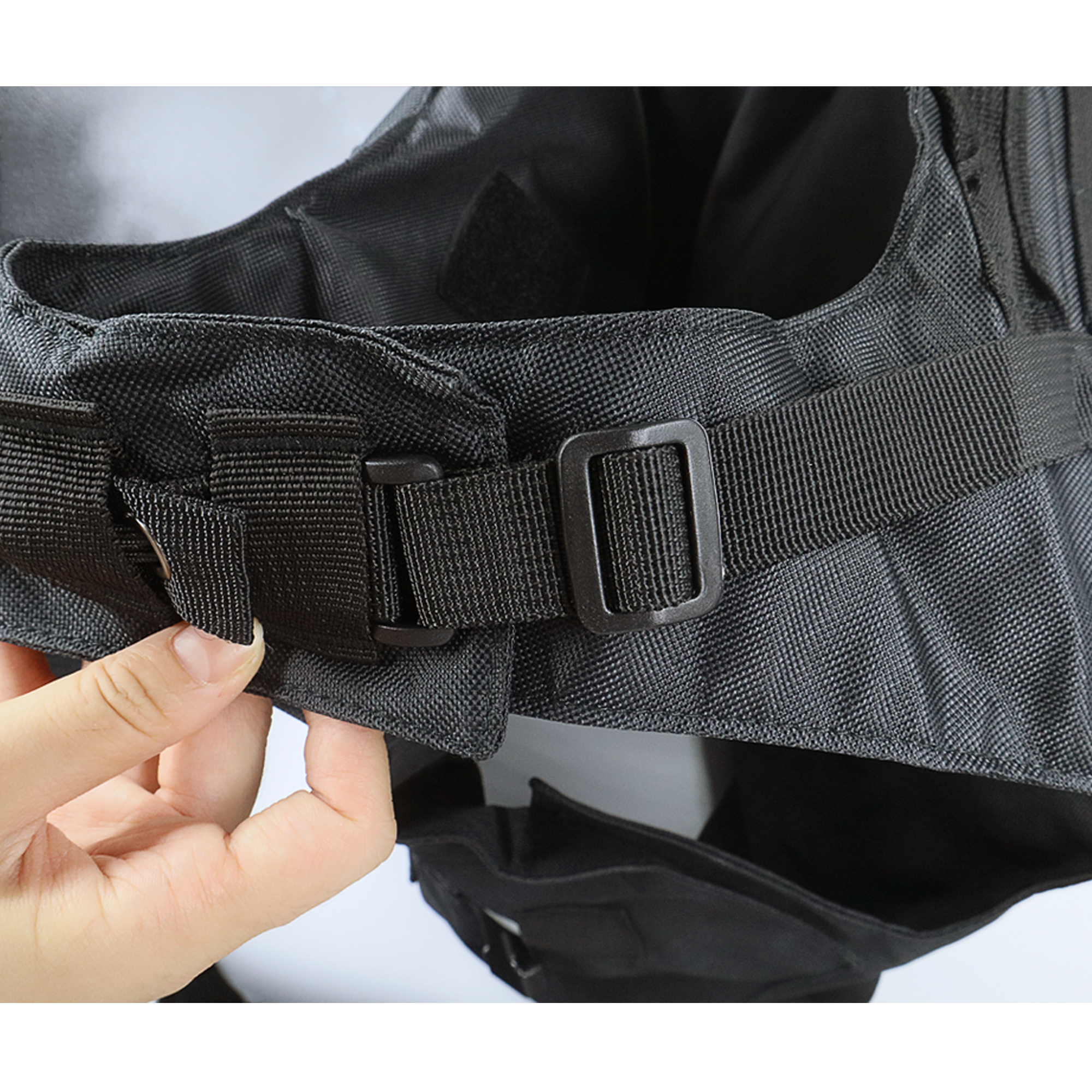 CS Game Training Vest Molle Expansion System Tactical Vest Protective Tactical Jacket Zip Hunting Vest