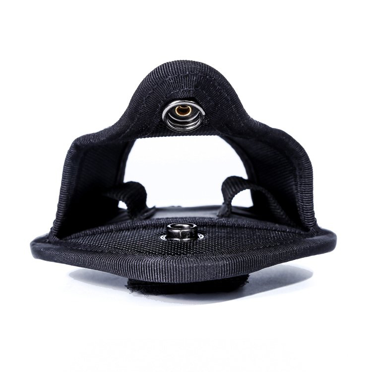 Nylon Tactical Water Bottle Pouch Black Water Bottle Bag Holder for Outdoor Sports Compatible for 1.96" 2.16" Tactical Belt