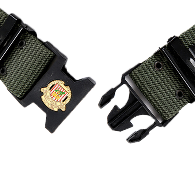 Malaysia Tactic Belt Custom 5.7cm Width 130cm Length Green Polyester Webbing Mens Duty Belts