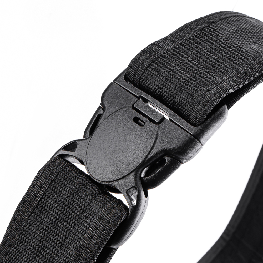 Custom Factory Nylon Plastic Buckle Webbing Formal Style Stretch Tactical Belt Inner Belt for Man Hunting Security Duty