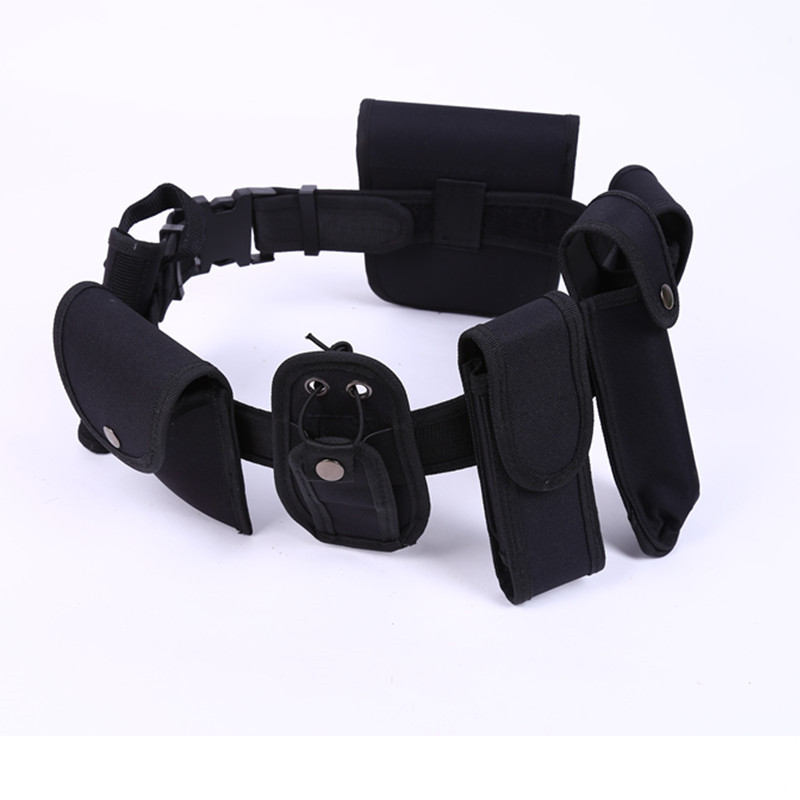Hot Selling 8in1 Tactical Duty Belt 1680D Oxford Fabric Nylon Utility Modular Equipment System Security Guard Belt with Pouches