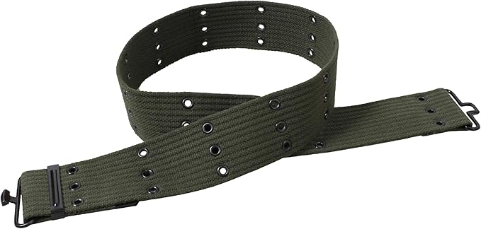 Custom 5.7cm Width 125cm Length Adjustable Metal Buckle Cotton Webbing Security Duty Belt Tactical Belts for Sri Lanka