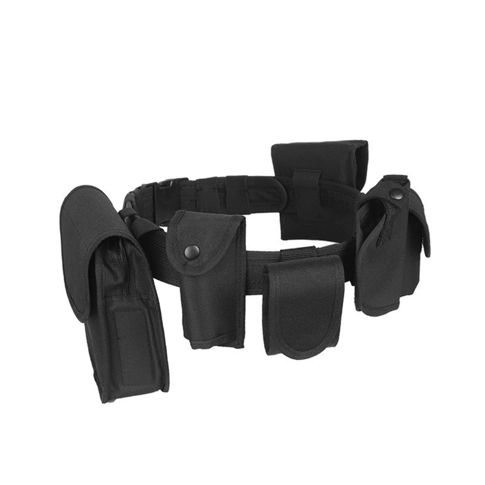 Custom Logo 7in1 1680D Nylon Uniform Oxford Polyester Tactical Belt with Plastic Buckle for Casual Heavy Duty Outdoor Training