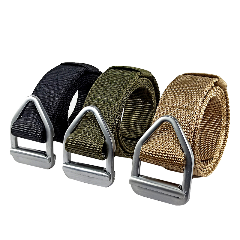Custom Polyester Nylon Ribbon Belt Strap Webbing for Hiking Hunting Men's Pants Denim Belt