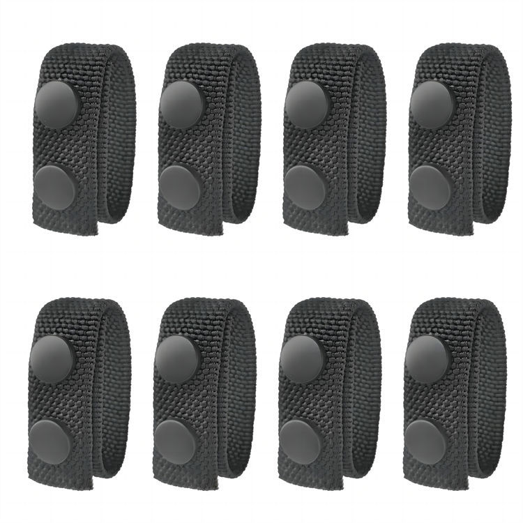 Nylon Duty Belt Keeper Double Snaps Comfortable Outdoor Tactical Belt Keeper Holder Accessory Made Oxford with Double Snaps