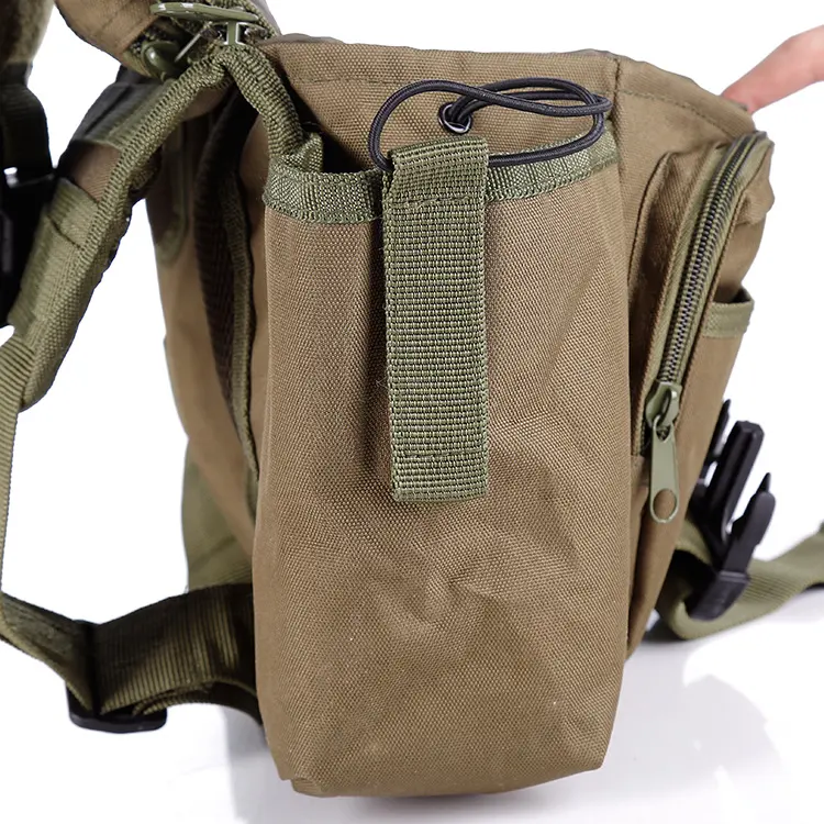 Economical Custom Design Polyester Oxford Cloth Cross Body Bag Tactics Single Shoulder Bag Mens Tactical Bag