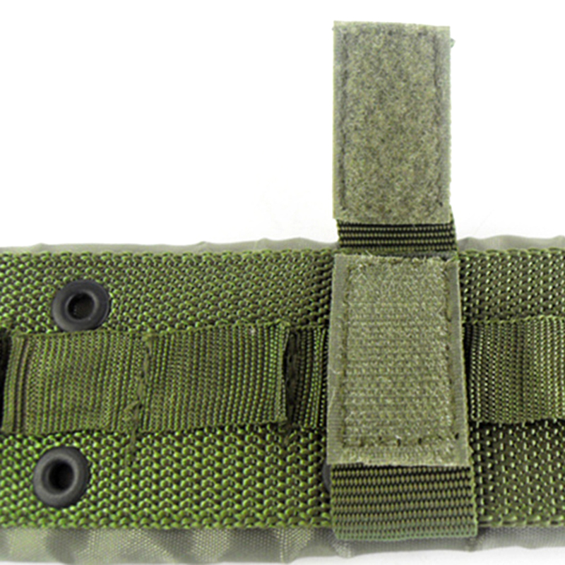 Factory Custom 5.8cm Width 140cm Length Green Plastic Buckle Nylon Webbing Security Duty Belt Tactical Belts for Brazil
