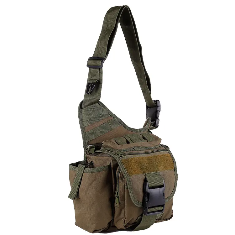 Economical Custom Design Polyester Oxford Cloth Cross Body Bag Tactics Single Shoulder Bag Mens Tactical Bag