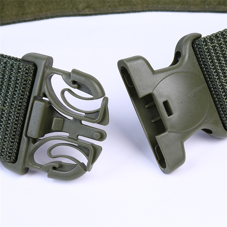 Wholesale Original Factory Unisex Casual Security Guard Tactical Belt Polypropylene Quick Release Plastic Buckle Waist Strap