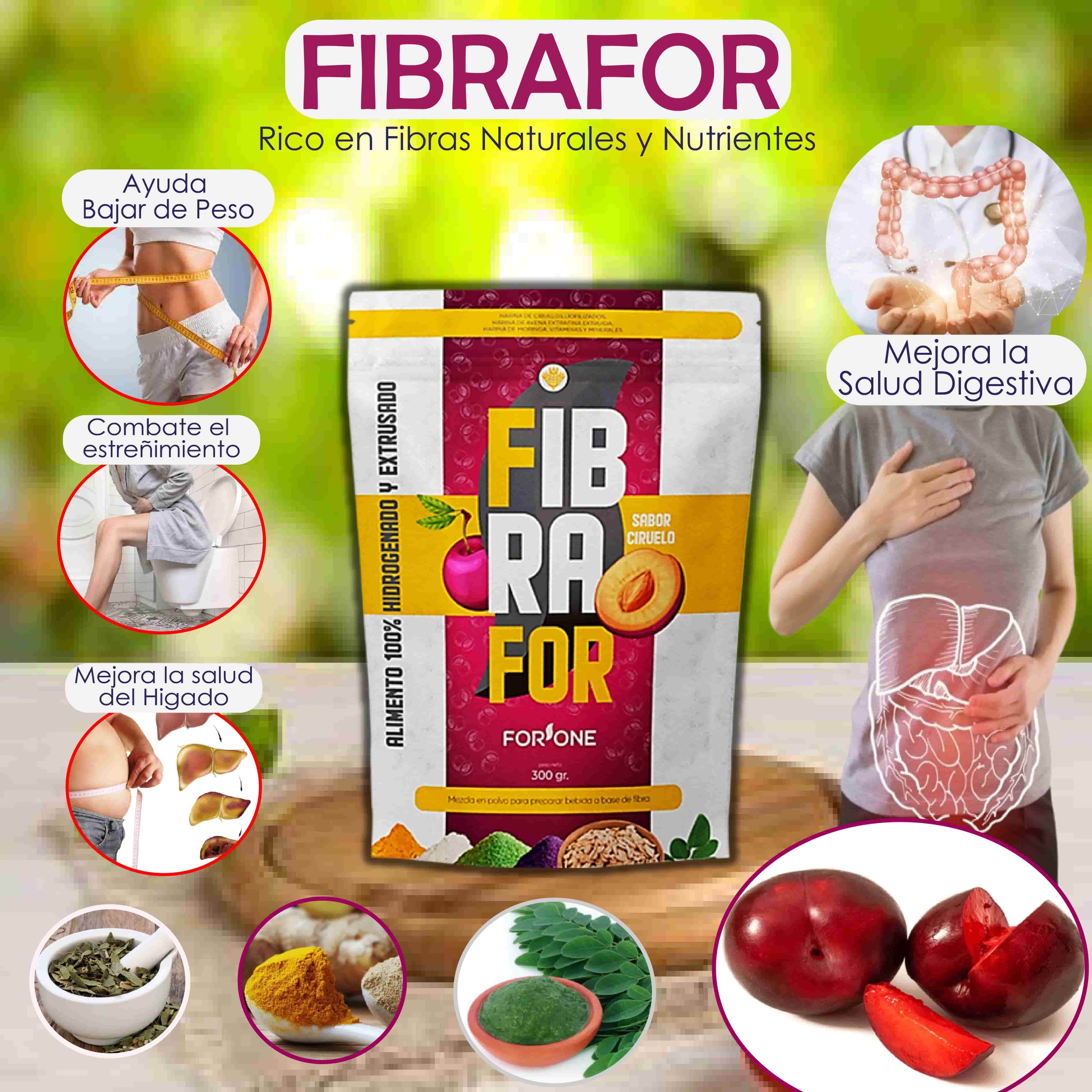 FibraFor - Sabor Ciruela