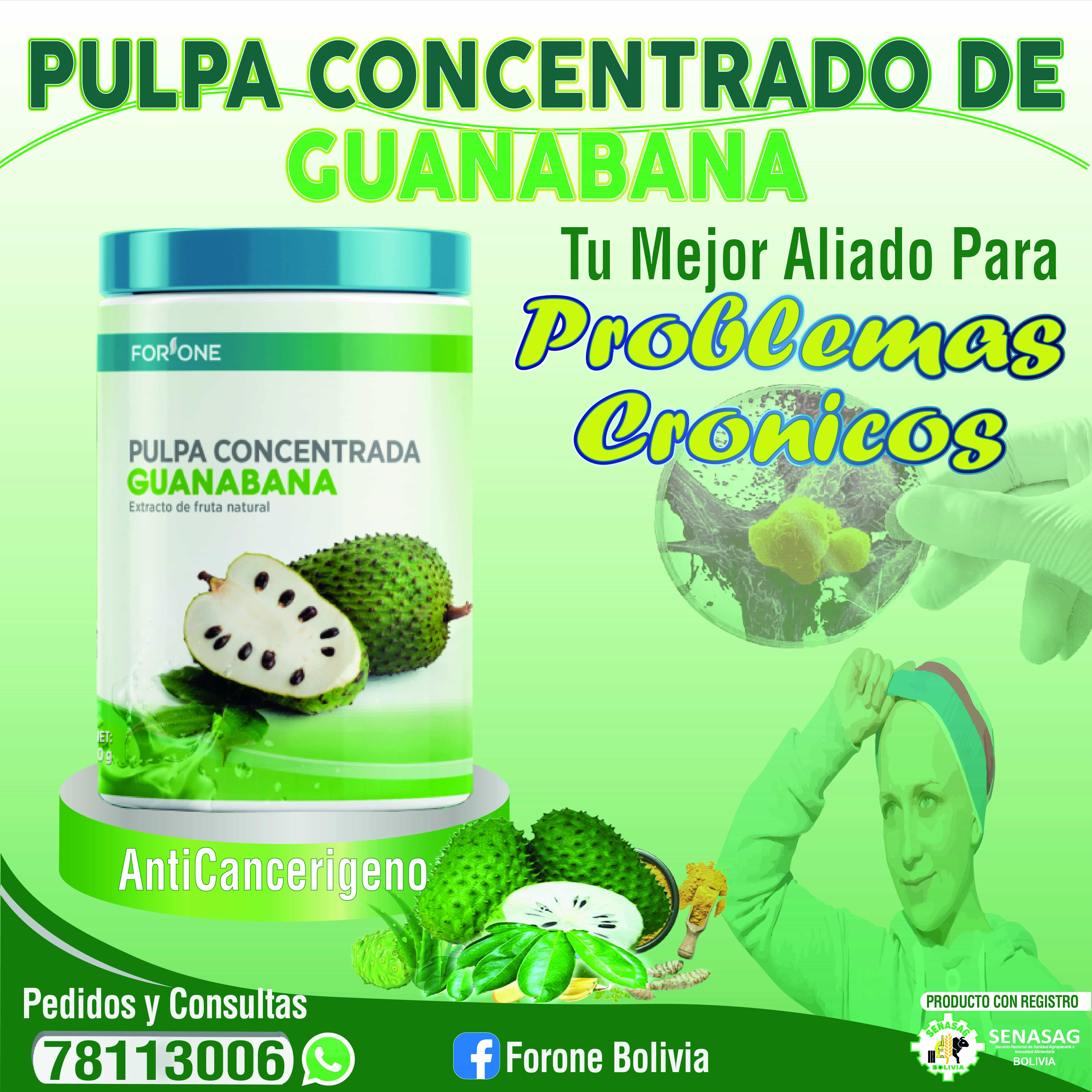 Pulpa concentrada de Guanábana