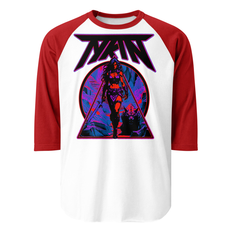 HERETIC 3/4 sleeve raglan shirt