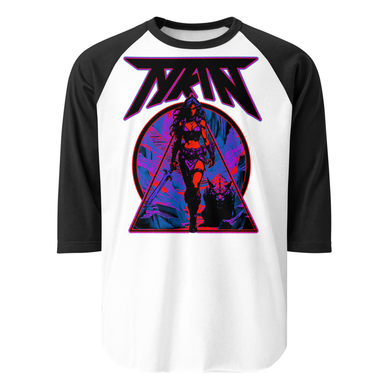 HERETIC 3/4 sleeve raglan shirt