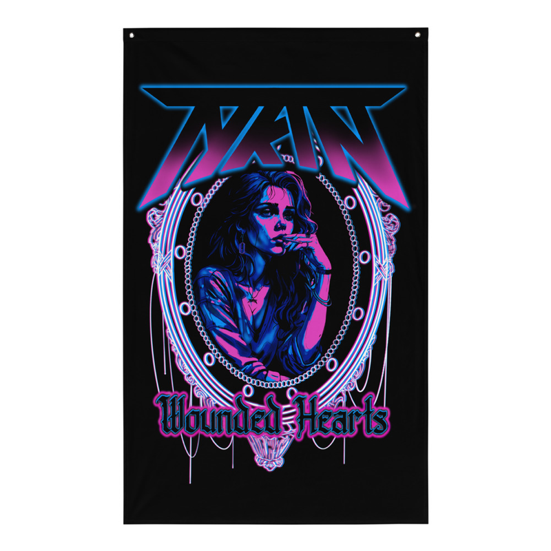 WOUNDED HEARTS Flag