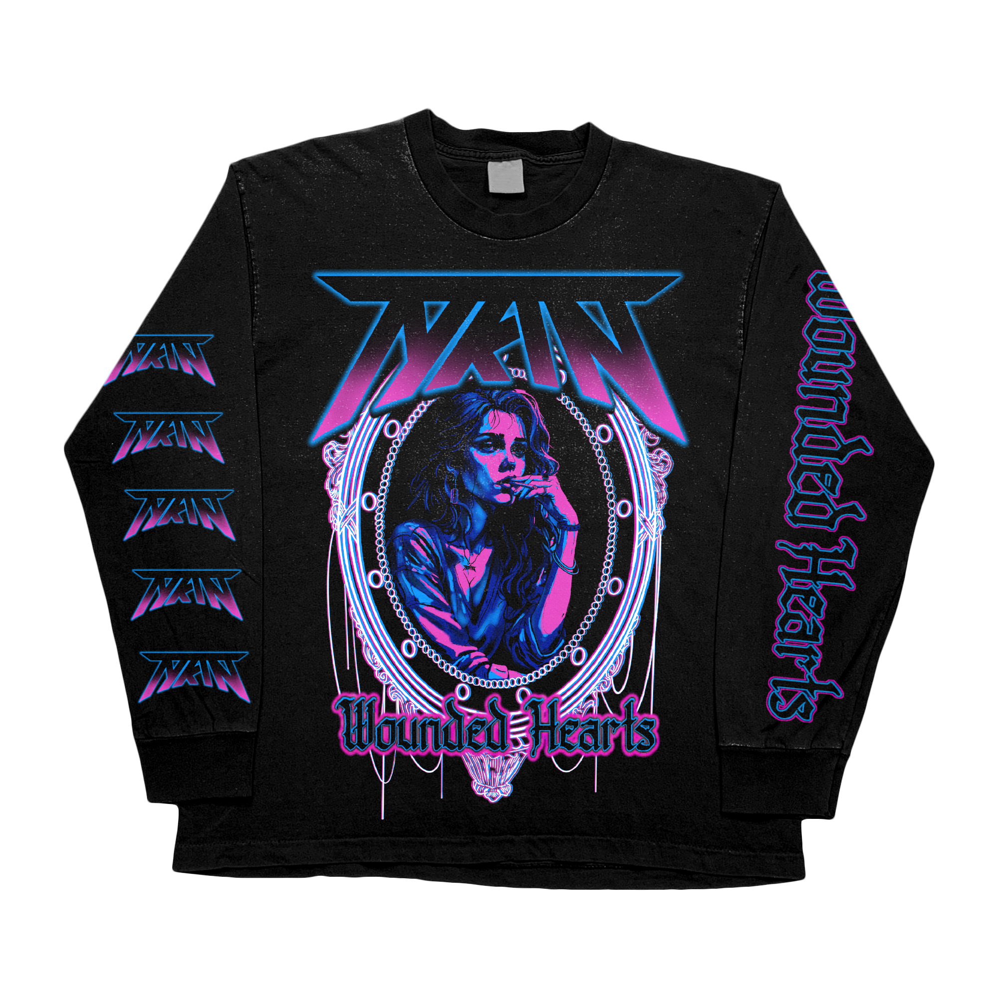 'Wounded Hearts' Long Sleeve T-Shirt