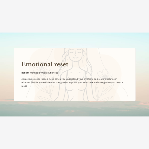 Emotional Reset - English