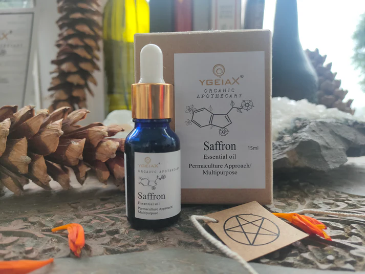 YGEIA - Saffron | Steam Distilled Oil | 15ml