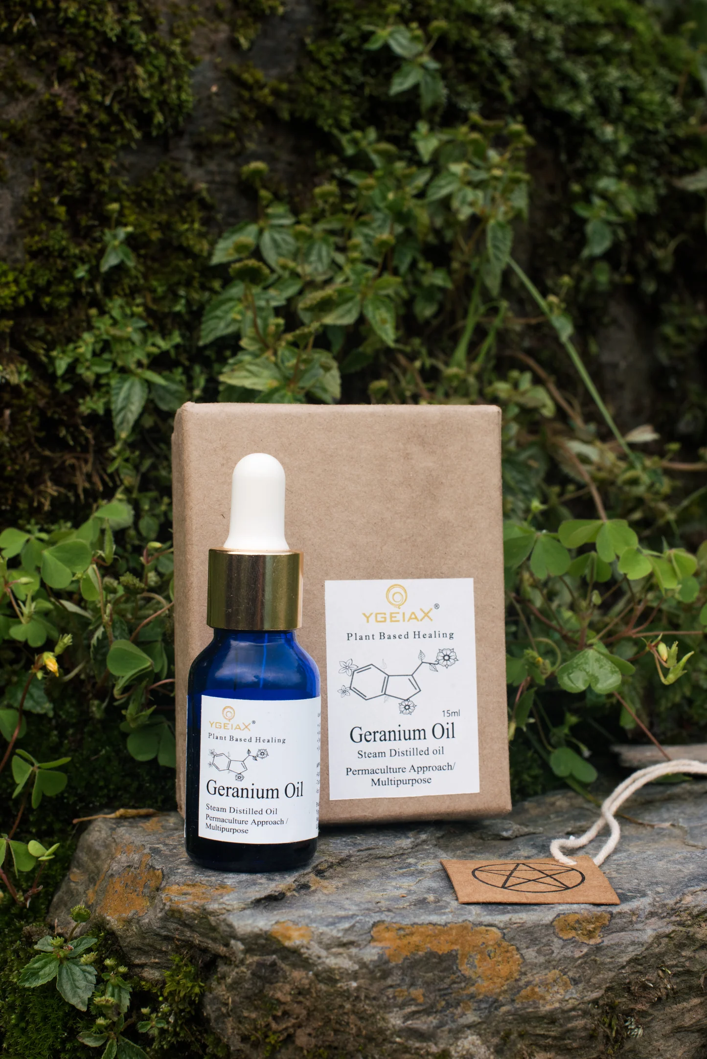 YGEIA - Geranium | Steam Distilled Oil | 15ml