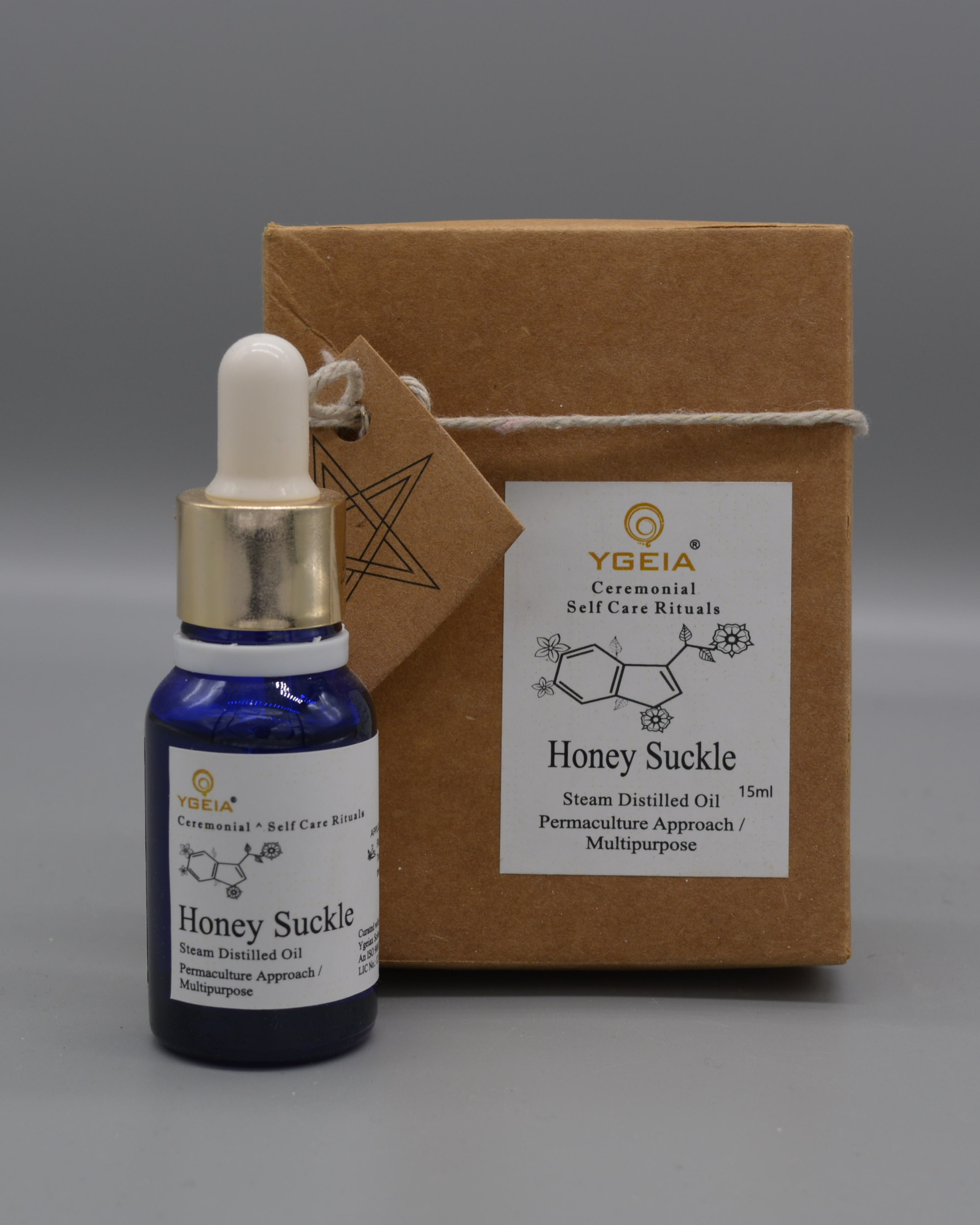 YGEIA – Honeysuckle | Steam Distilled Oil | 15ml