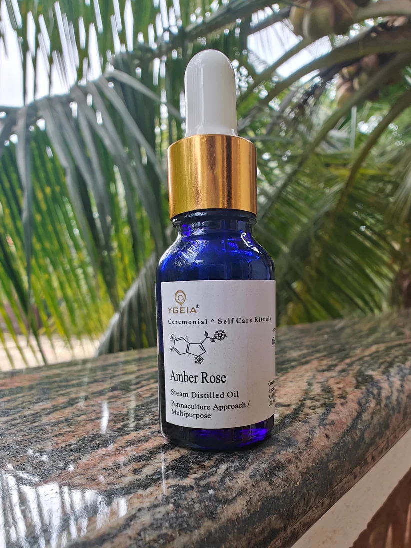 YGEIA - Amber Rose | Steam Distilled Oil  | 15ml