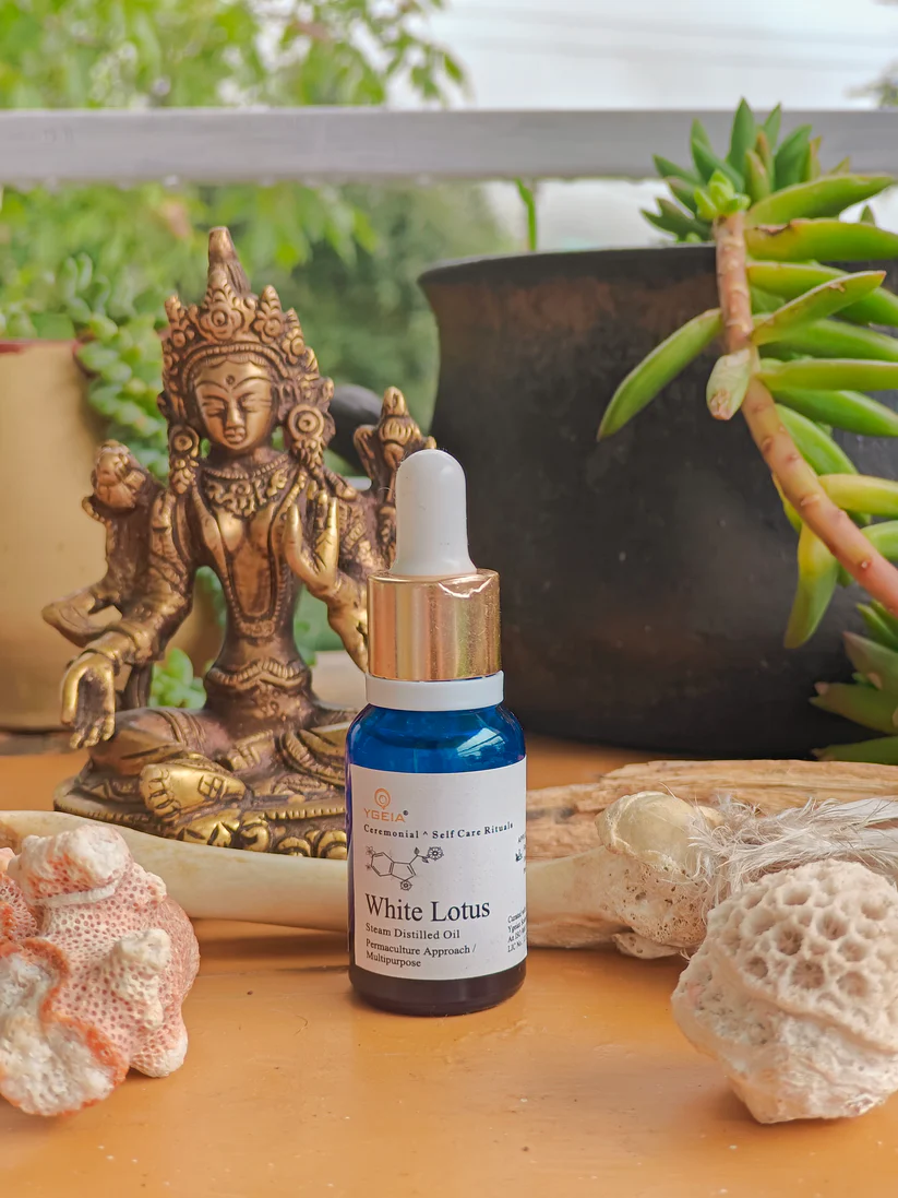 YGEIA - White Lotus | Steam Distilled Oil | 15ml