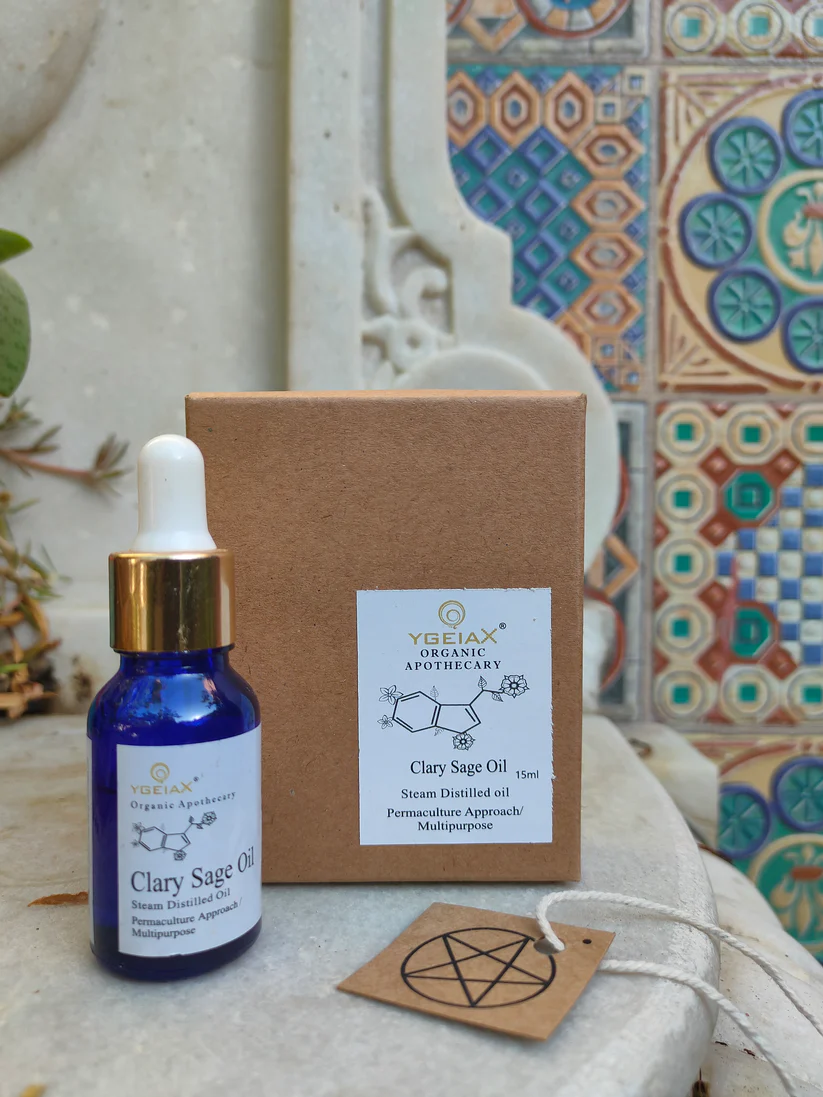 YGEIA - Clary Sage | Steam Distilled Oil | 15ml