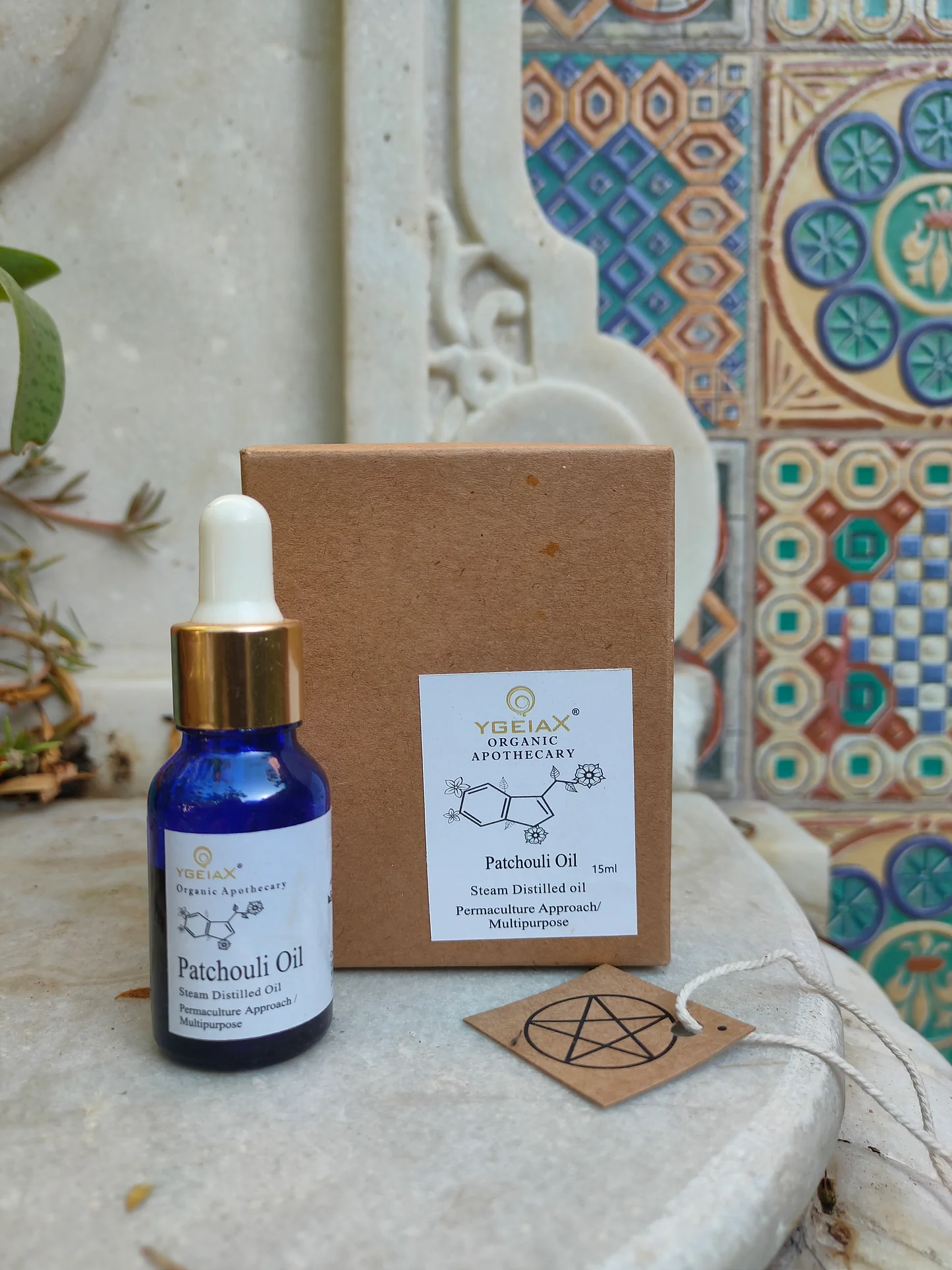 YGEIA - Patchouli | Steam Distilled Presssed Oil | 15ml