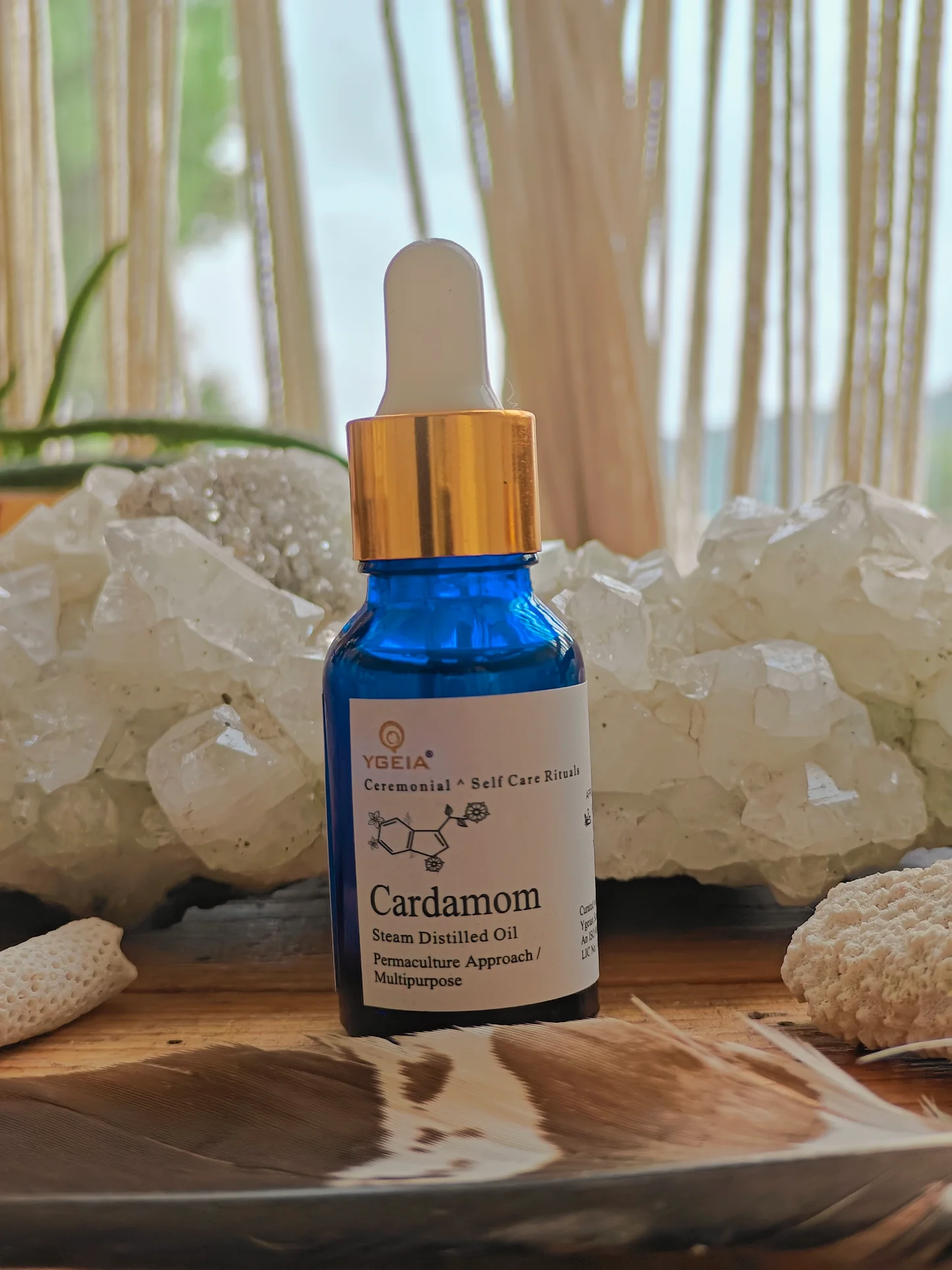 YGEIA - Cardamom  | Steam Distilled Oil  | 15ml