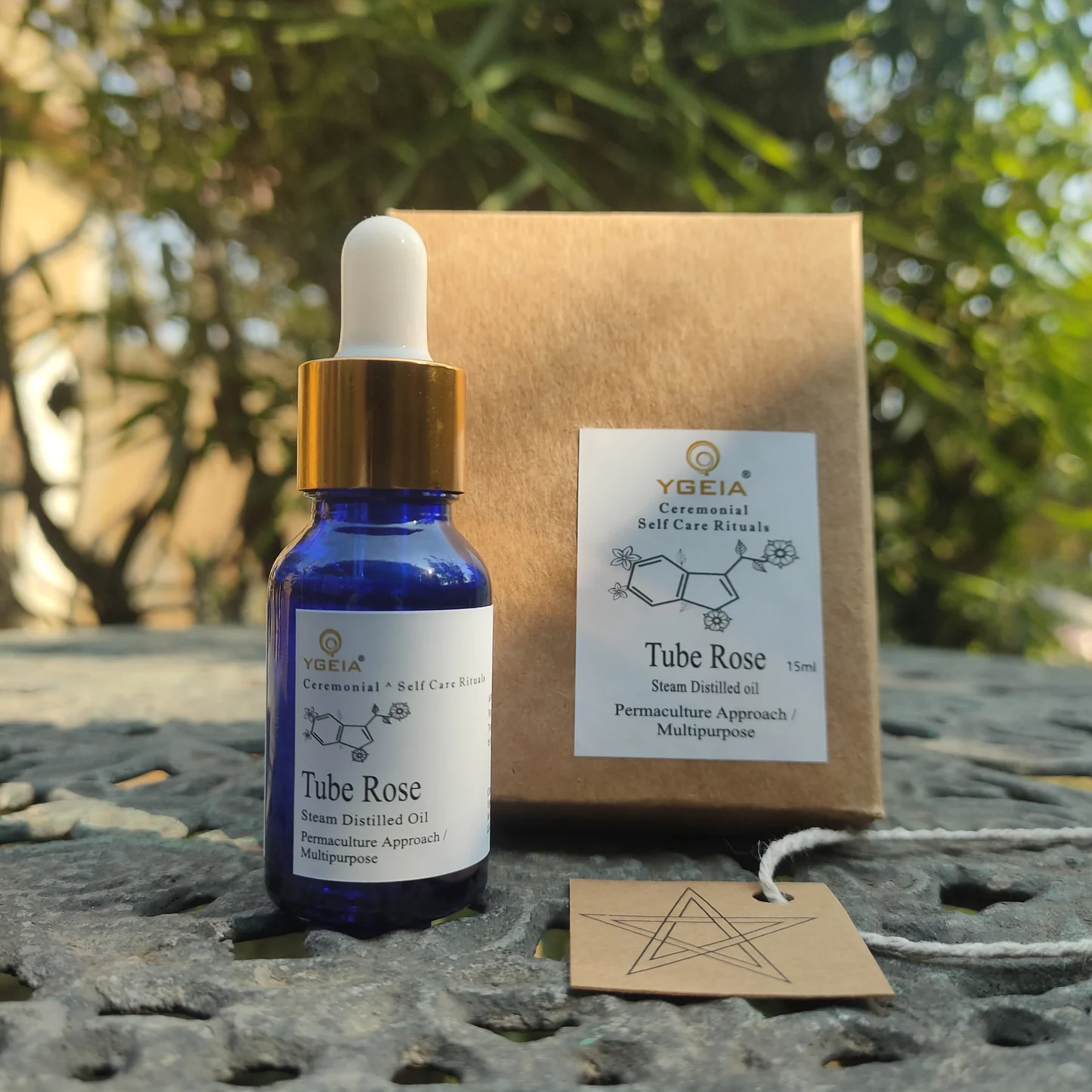 YGEIA - Tube Rose | Steam Distilled Presssed Oil | 15ml