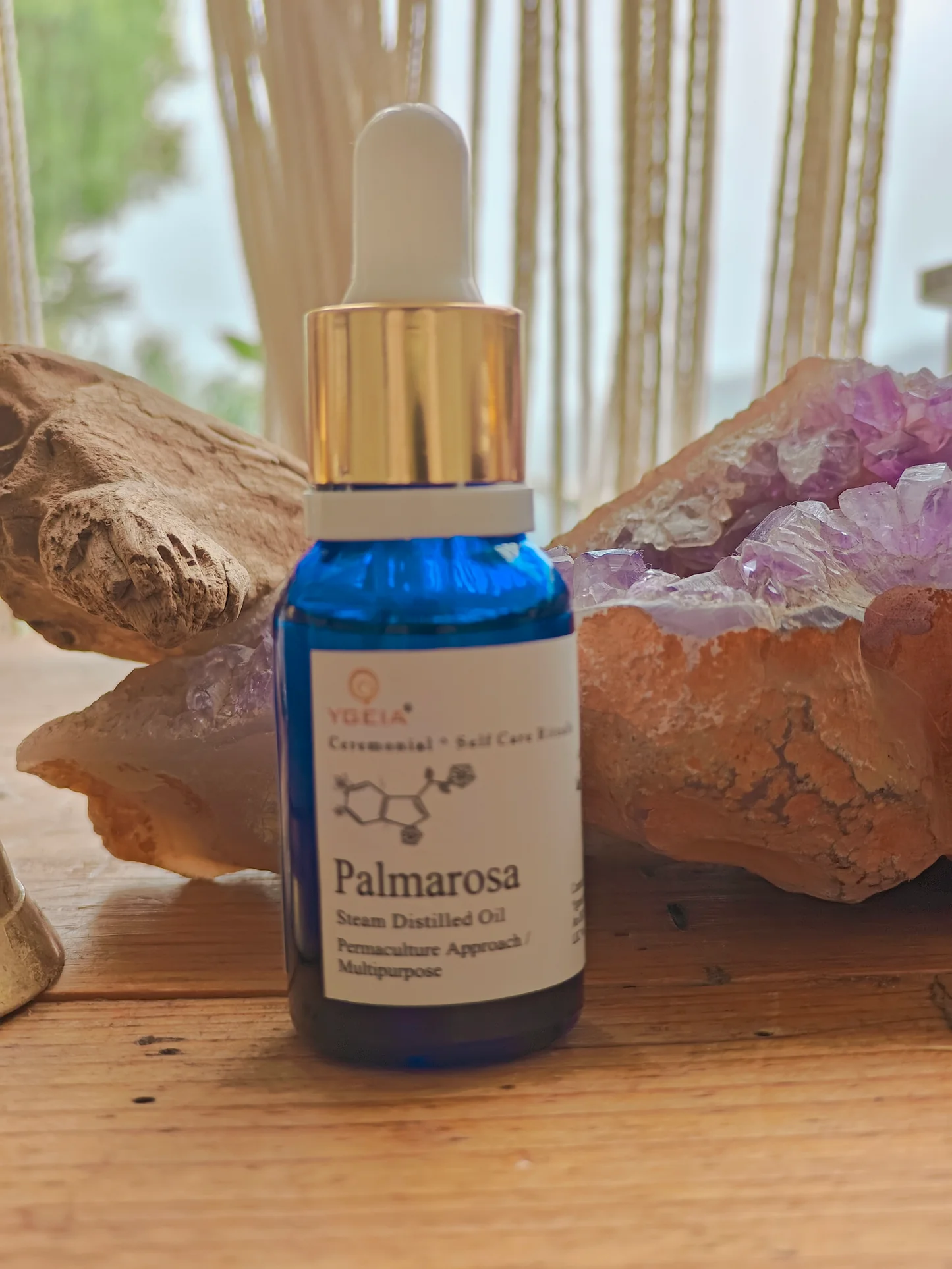 YGEIA - Palmarosa | Steam Distilled Oil | 15ml