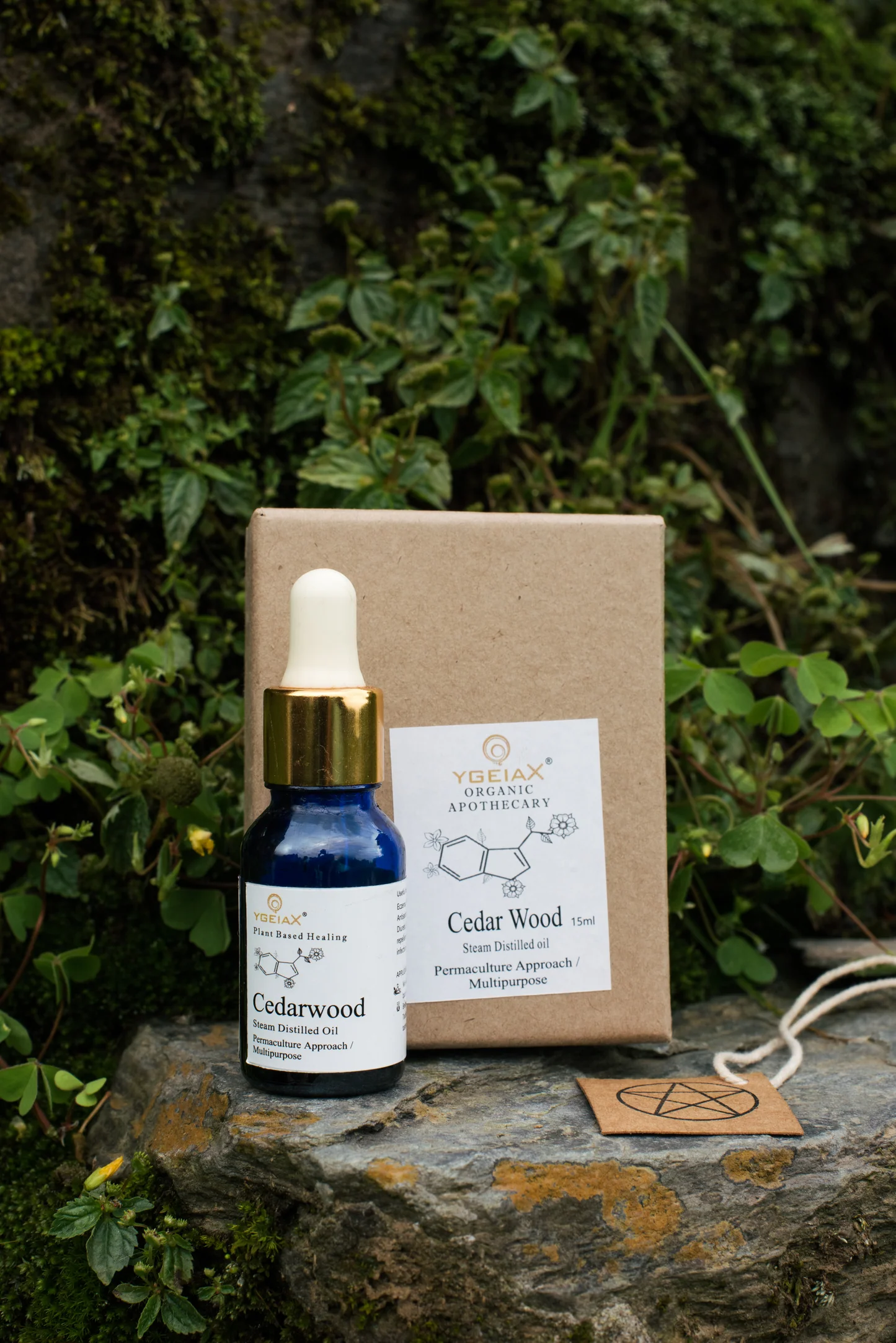 YGEIA - Cedarwood | Steam Distilled Presssed Oil | 15ml