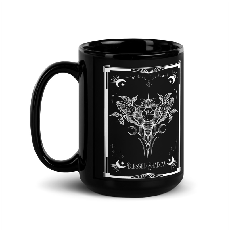 Blessed Shadow Moth Logo Mug