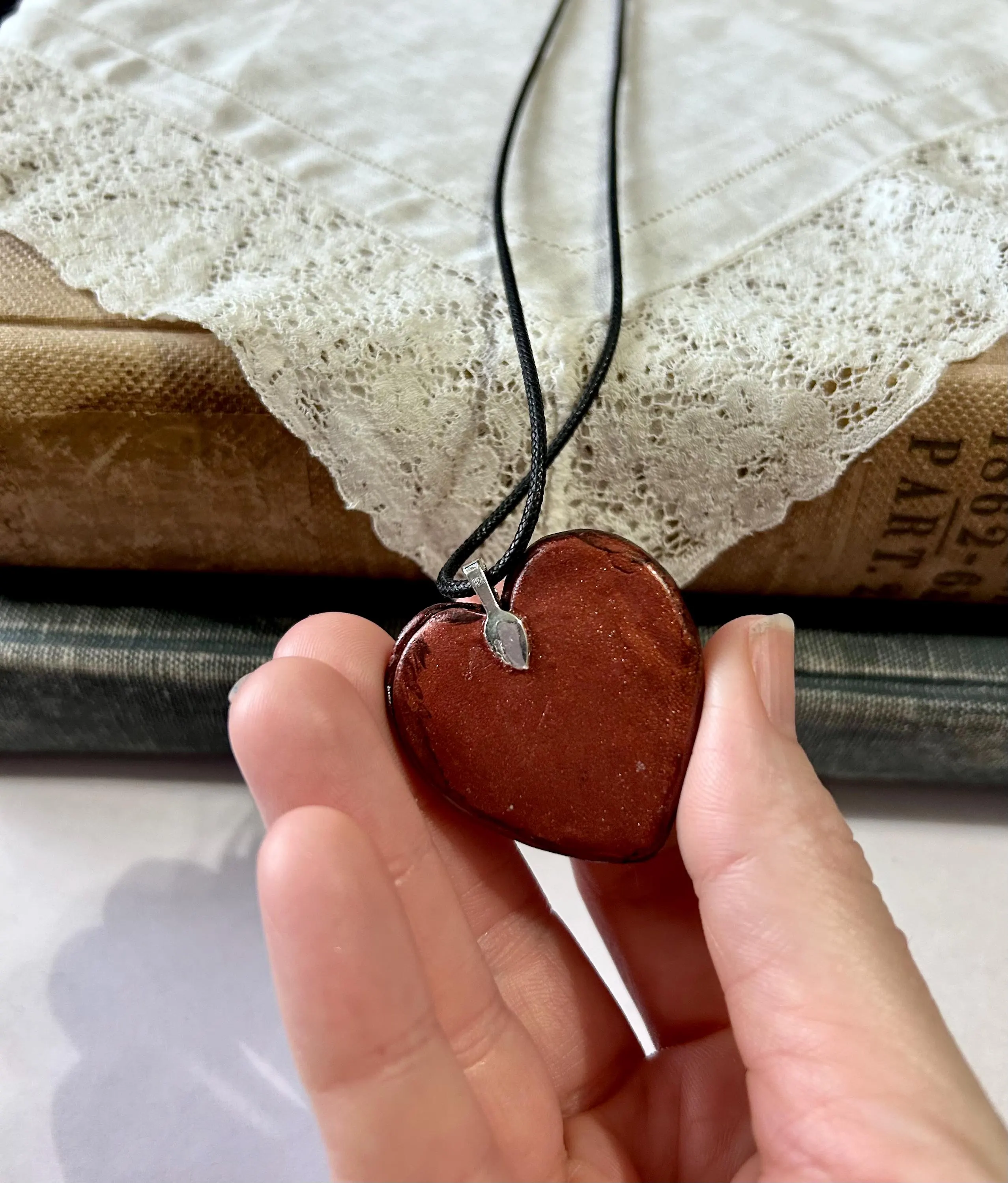 Steampunk Heart Pendant Necklace