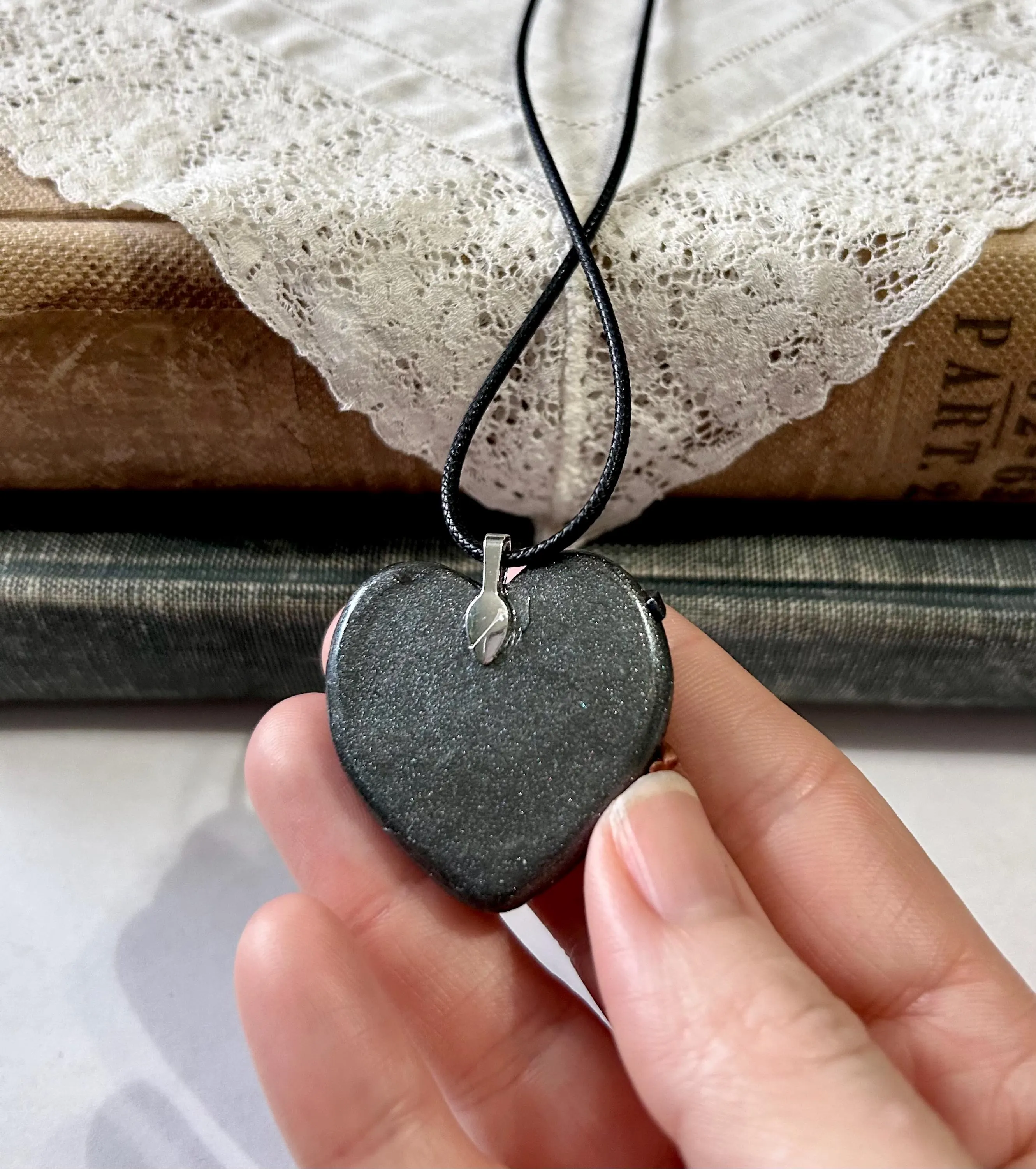 Steampunk Heart Pendant Necklace