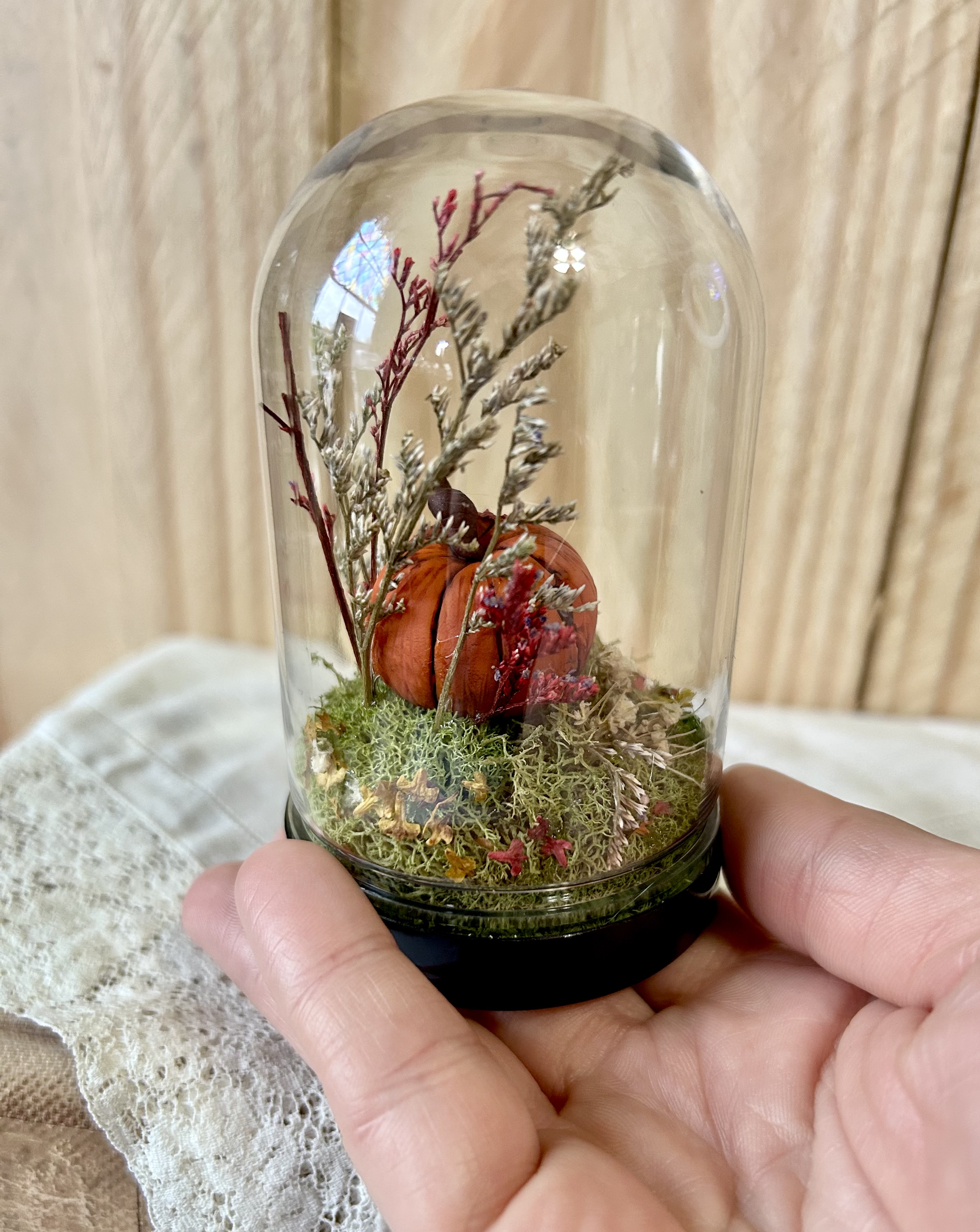 Creepy Pumpkin Terrarium 