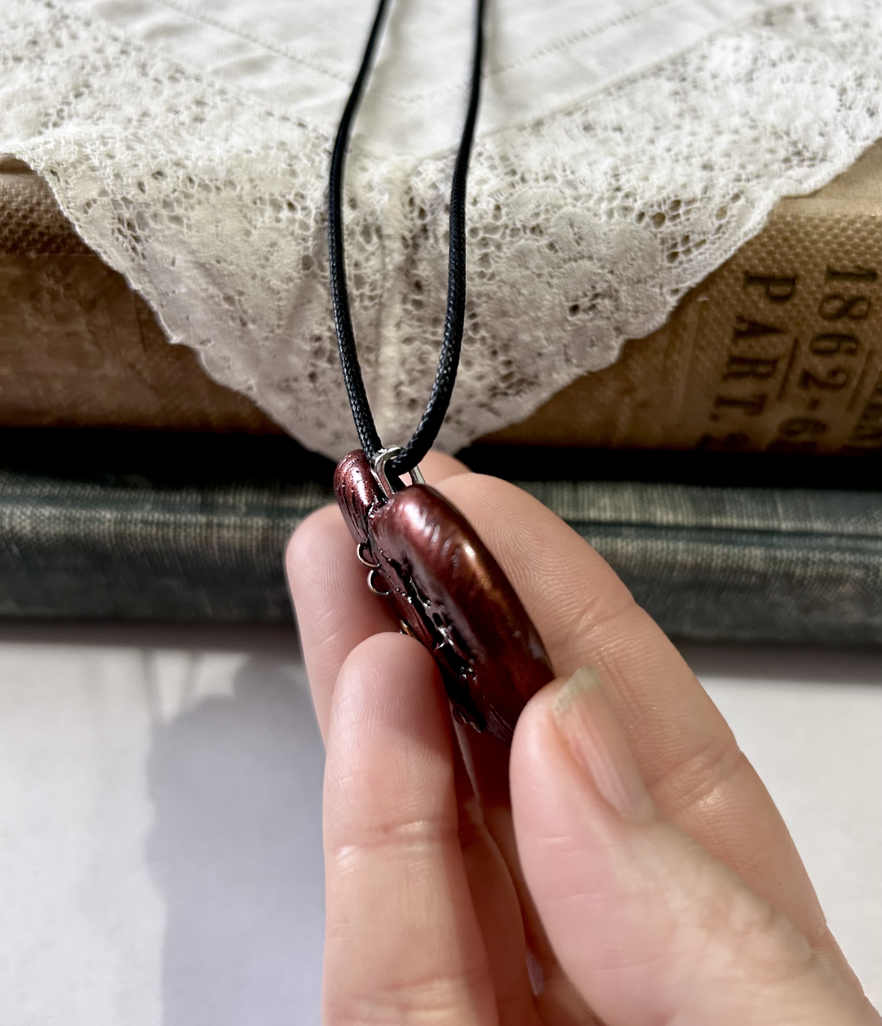 Steampunk Heart Pendant Necklace