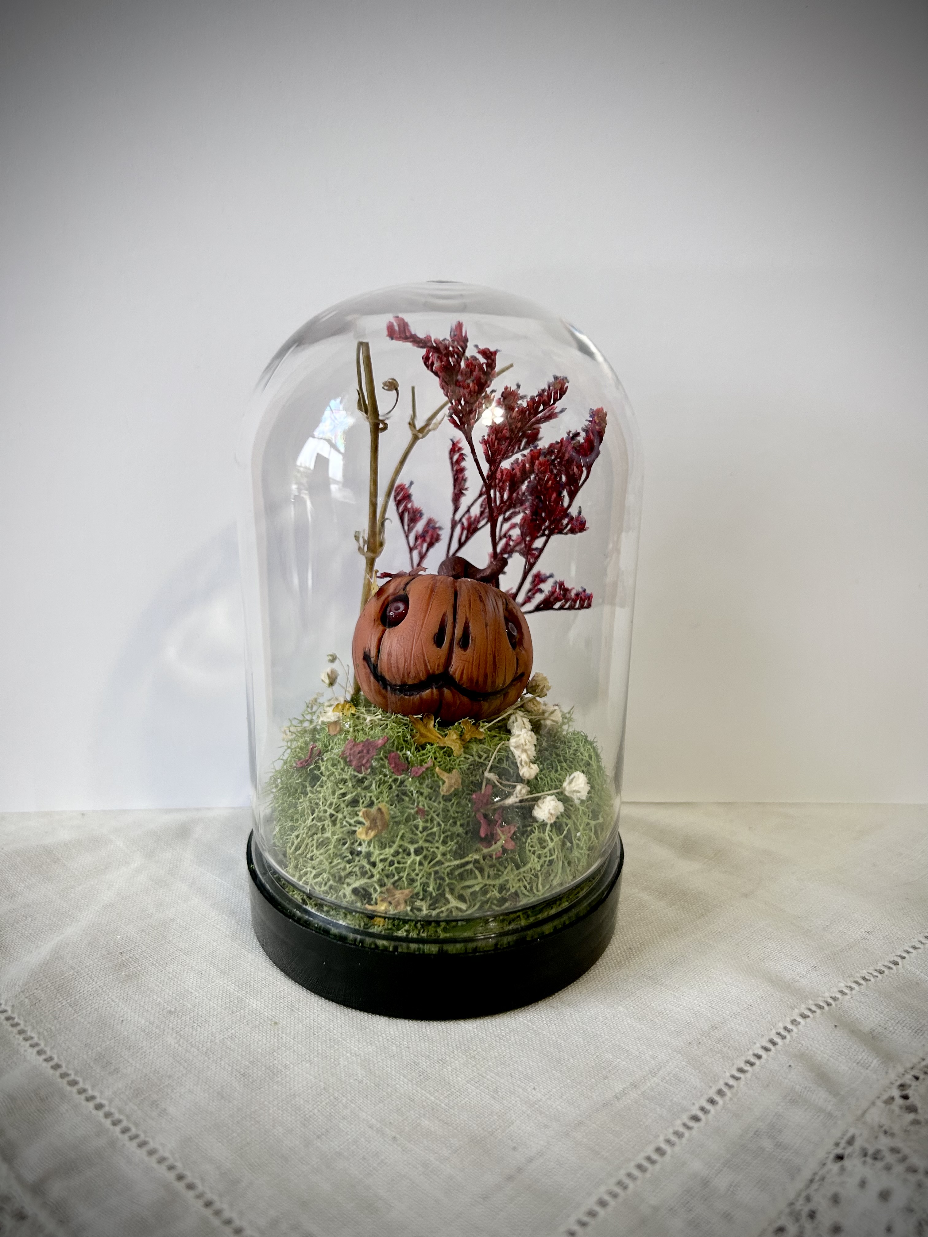 Creepy Pumpkin Terrarium