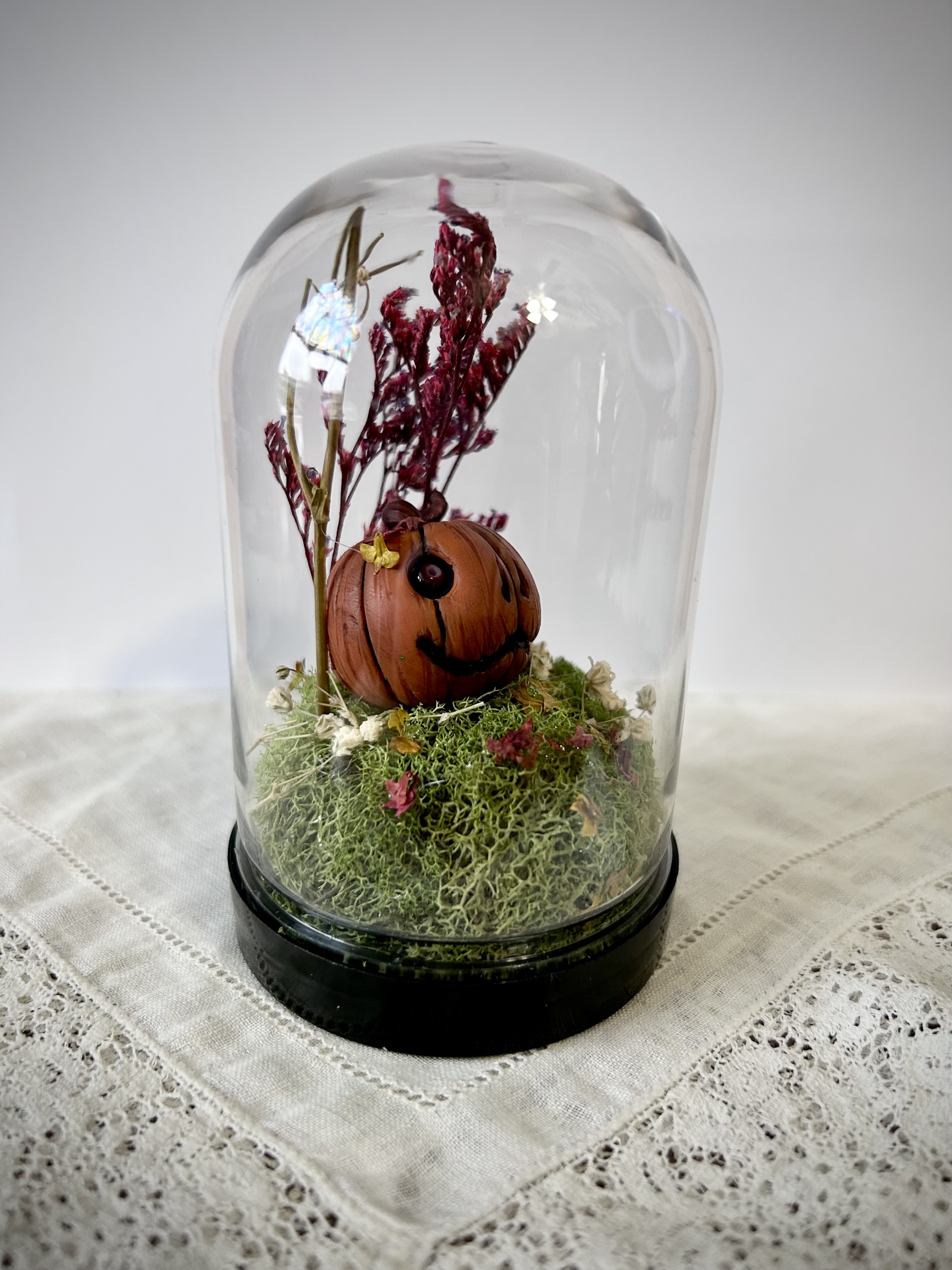 Creepy Pumpkin Terrarium 