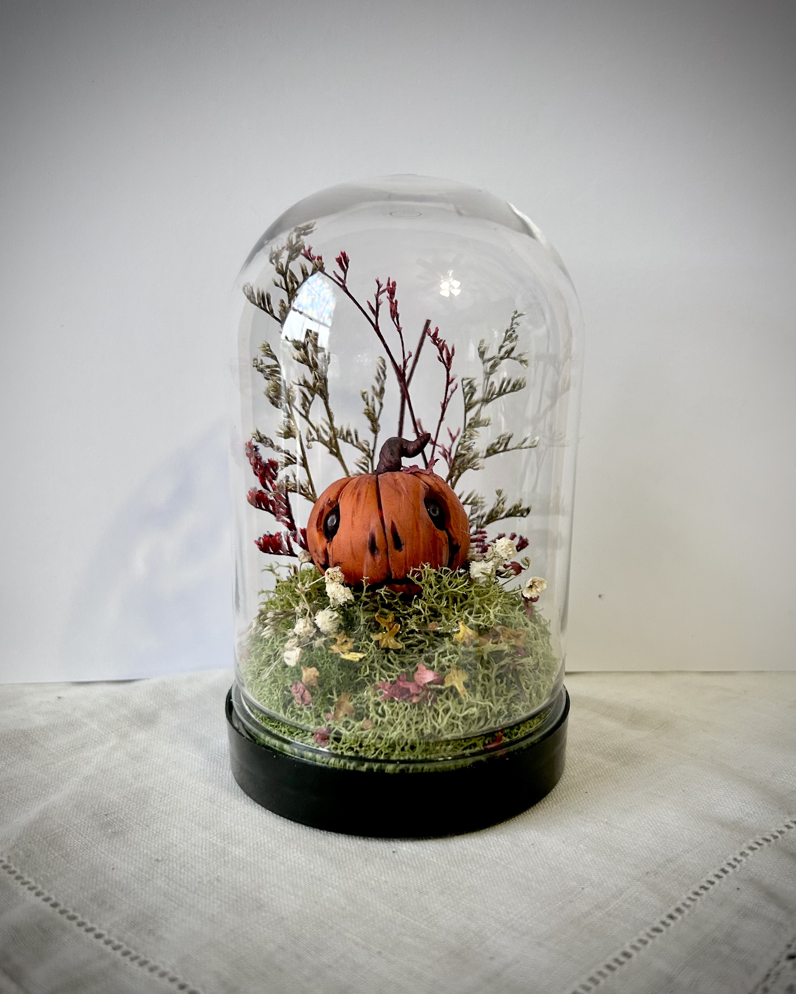 Creepy Pumpkin Terrarium